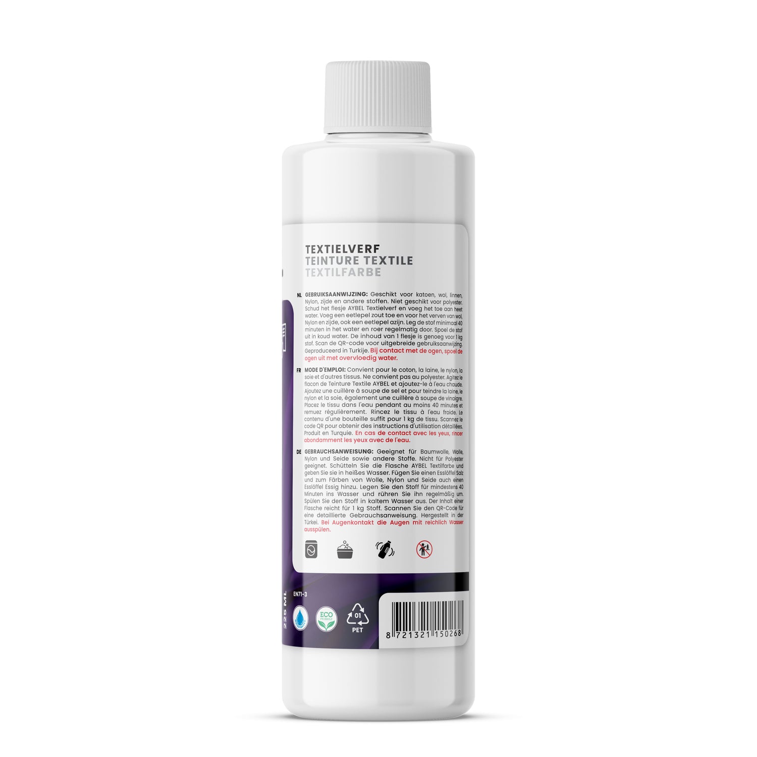 Tinte Textil Morado Oscuro