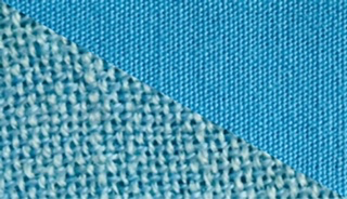 Fabric swatch dyed in ice blue, demonstrating the vibrant color achieved with our dye on different fabrics